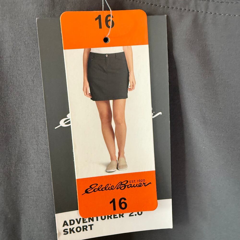 NEW! Eddie Bauer size 16 Adventurer 2.0 Skort - Picture 6 of 10
